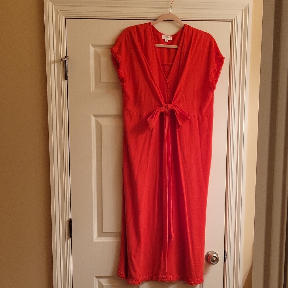 Umgee Tie Front Dress
